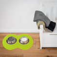 thumbnail image 3 of Silicone Waterproof Placemat Shaped Pet Feeding Mat, Silicone Raised Lip Non Spill Dogbowl Mat, 3 of 5