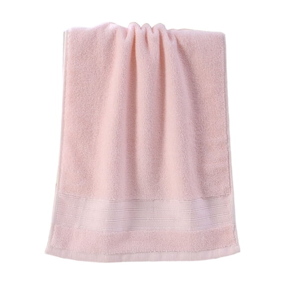 Kyusrd Hand Towels for Bathroom,Cotton Soft Absorbent Decorative Hand Towel for Face Spa Bath Gym Kitchen,Pink,34x74cm
