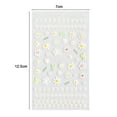 thumbnail image 5 of opvise Nail Sticker Lace Design 5D Engraved Nail Art Decoration Manicure White Rose Flower Tips for Female, 5 of 8