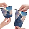 thumbnail image 3 of Picia Cloud Wolf Print Telescopic Pencil Case, Telescopic Pen Holder Telescopic Pencil Pouch Bag Stationery Pencil Case Box Storage Organizer Makeup Bag, 3 of 6