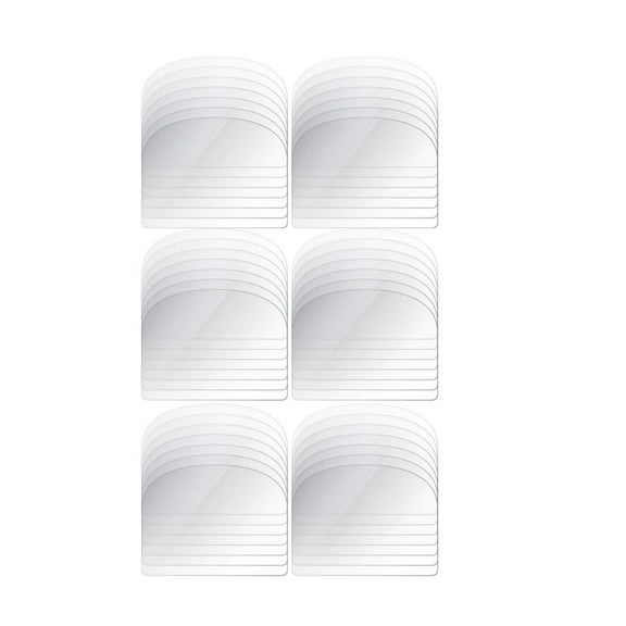 Pack of 50 Plastic Cake Scraper,5.12x3.94In Clear Plastic Pastry Baking Tool for Pastry,Reusable Cake Spatula Tool for Fondant,Cream