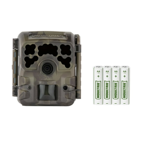 Moultrie Micro-W36 Long Range Infrared Hunting Trail Camera, 36 Megapixels and 4AA Batteries