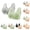 Black, variant on Plus Size Bra,2 Pack Plus Size Maple Leaf Embroidered Ice Silk Front Closure Bra,Bras for Women No Underwire Dark Blue 36BC