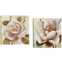 Blooming Magnolias Canvas Wall Art Multi Cool Set of Two Set of 2