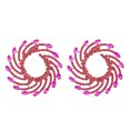 thumbnail image 1 of Qarigey 1 par de pendientes de cristal, colgante Vintage bohemio * pendientes, joyería de fiesta de aniversario, accesorios de regalo para mujer Ropa, zapatos y accesorios Miscelánea Rosenrot Qarigey AP010638-09, 1 of 6