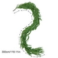 thumbnail image 3 of Christmas Garland for Stair Railing Simulation Rattan Christmas Decoration Pines Needle Wreath Soft Gel Handle Christmas Rattan Simulation Greenerys Home Decoration Outdoor Christmas Garlands, 3 of 9