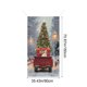thumbnail image 4 of Cubierta de Puerta Navideña de 35 X 71 Pulgadas - Diseño de Papá Noel - Decoración Navideña para Puerta - Decoración para Festivales y Fiestas, 4 of 7
