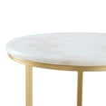 thumbnail image 5 of Posh Living Kero Round Marble Top Nesting End Table in Gold, 5 of 8