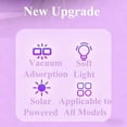 thumbnail image 5 of QINGQ Solar Powered Wireless LED Heart Shape C-Pillar Neon Light, 5 Lighting Modes Car Interior Decoration, Romantic Ambient Gift for Couples, 5 of 8