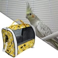 thumbnail image 1 of Bolsa de viaje duradera perfecl para hámster con correa para el hombro cremallera jaula transpirable Amarillo, 1 of 6