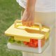 thumbnail image 5 of Fiambrera portátil isotérmica para alimentos,ideal para conservar la comida fría o caliente,con bolsa de hielo desmontable y compartimentos separados.Perfecta para preparar comidas en picnics,, 5 of 7