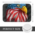 thumbnail image 2 of Sikiie Eagle Head With American Flag Print Flannel Anti-slip Floor Mat 16x24in, Thickened Dustproof Entrance Door Mat Floor Mat for Kitchen, Bathroom, Laundry Room, 2 of 7