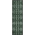 thumbnail image 2 of Addison Rugs Mayfield Washable Transitional Diamonds Olive Runner Rug, 2'3" x 7'6", 2 of 5