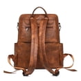 thumbnail image 6 of Laptop Backpack For Women Men,Leather Travel Backpack 15.6 Inch Work Computer Bags For Business College, 6 of 10