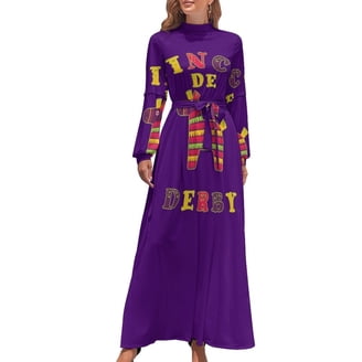 Kentucky Derby 144 Cocktail Watercolor Horse race KYDERBY Long Sleeved  Dress dresses korean style dress summer women - Walmart.com