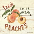 thumbnail image 2 of Brown, David Carter 12x12 White Modern Wood Framed Museum Art Print Titled - Fresh Peaches, 2 of 4
