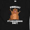 thumbnail image 4 of Inktastic Finally it's Groundhog Day Boys or Girls Baby T-Shirt, 4 of 5