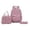 Pink, variant on Student Backpack for School Season Three Piece Combination With Large Capacity Double Shoulder Back Design And Functional Lunch