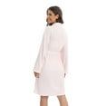 thumbnail image 5 of Sunsent Womens Waffle Robe Soft Kimono Spa Bathrobe Lightweight Mid-Length Sleepwear Loungewear, 5 of 7