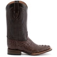 thumbnail image 3 of FERRINI Men's Hornback Caiman Dakota Toe Boots, Color: Chocolate, Size: 10.5-D (1049309105D), 3 of 6