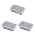 thumbnail image 2 of Advancent Bandeja de cubitos de hielo de 6 rejillas, molde reutilizable para postres, moldes de Chocolate para el hogar, restaurante, festival, fiesta, Type1 NO1 Advancent CBP075584, 2 of 6