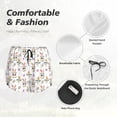 thumbnail image 4 of Rateoe easter Printed 2 in 1 Women's Workout Shorts for Athletic Gym Running Shorts with Phone Pockets-XX-Large, 4 of 7