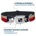 thumbnail image 4 of Buckle-Down Pet Collar, Dog Collar Metal Seatbelt Buckle, Texas Flag Close Up Distressed Painting, 16 to 23 Inches 1.5 Inch Wide, 4 of 8