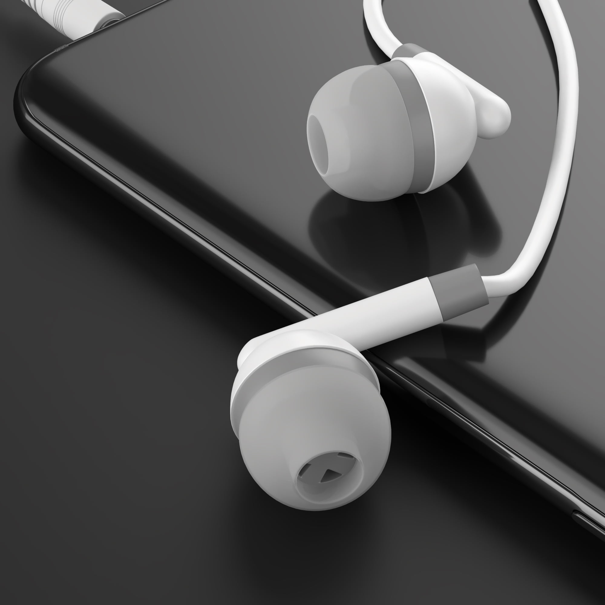 Bulk Earbuds with 3.5 mm Headphone Plug - 100 Pack - Multi