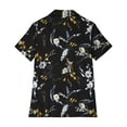 thumbnail image 5 of Work Blouses for Women Office Professional Short Sleeve Tshirts Shirts Graphic Vintage Oversized Button Down Shirts Green, 5 of 5