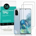 thumbnail image 1 of ccwonima For Samsung Galaxy S20 5G (2 Pcs) Screen Protector,Flexible TPU Film,With 1Pc Camera Lens Protector,1Pc Back Film,Bubble Free[Easy to install], 1 of 1