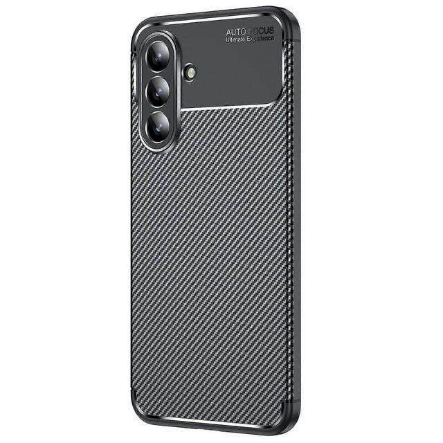 For Samsung Galaxy A36 5G Case Carbon Fiber Texture TPU Phone Cover Heat Dissipation
