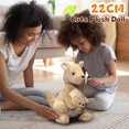 thumbnail image 6 of Kangaroo Stuffed Animal, Kangaroo Plush Stuffed Animal with Joey, Cute Kangaroo Plush Toy – Cuddly Safe, Gift for Boys Girls, Good for Birthdays Thanksgiving, Ideal Nursery/Home Décor, 6 of 8