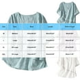 thumbnail image 6 of Cilsoka Womens Shirts Summer Casual Long Business Casual Tops for Women Petite Active Tank Tops for Women With Built In Bra Summer Blouses for Women Work My Orders Placed, 6 of 6