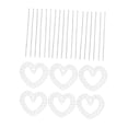 thumbnail image 2 of Soporte para arreglos florales, marco de corona Floral, decoración de San Valentín, primavera, año Nuevo, bricolaje, forma versátil para hacer corona 6x Corazón Pequeño, 2 of 8