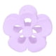 thumbnail image 4 of Pinza para el pelo hueca mate con forma de flor, simple, elegante, elegante, accesorios para el cabello para mujeres y niñas, color morado, 4 of 14