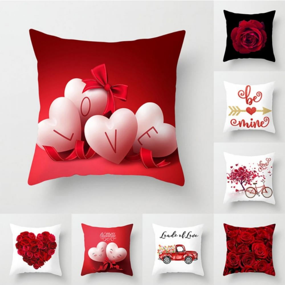 Gift Home Decoration Graphic Design Cushion Covers Be Mine ValentinePrinted Cushion Cover
