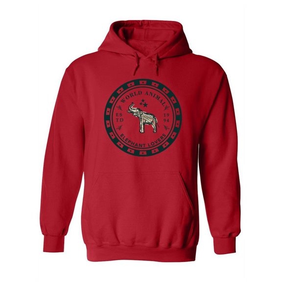 Elephant Lovers Hoodie Women -Image by Shutterstock, Female x-Large