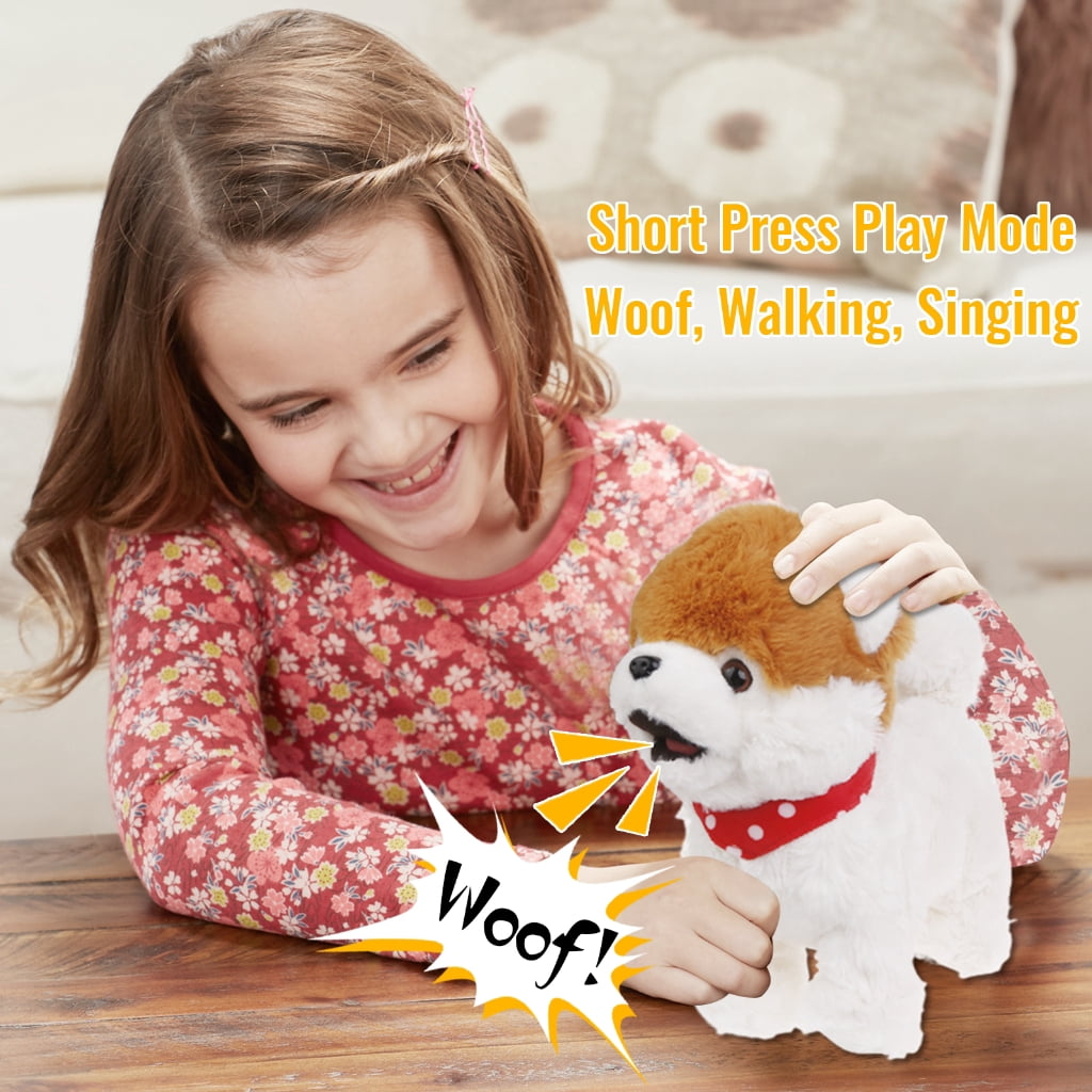 Yokua Kids Interactive Puppy Dog Toy Crawl Learning Barking Dog Toy Toddler Fun Gift