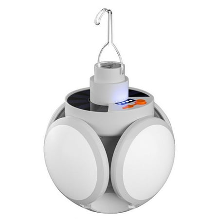 

Famure LED Solar Lamps Emergency USB Foldable Led Bulb Cable Rechargeable Light Outdoor Waterproof for Gardening Decoration Camping