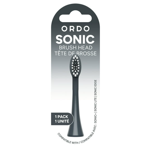 Ordo Replacement Toothbrush Head x1 - Black