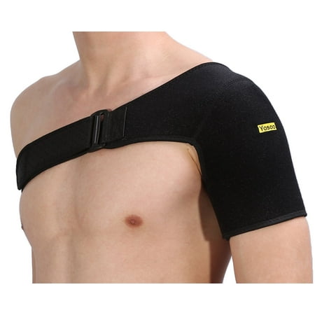 Yosoo Shoulder Brace Breathable Neoprene Shoulder Support for Rotator Cuff Dislocated AC Joint, Shoulder Pain, Sprain, Soreness, Bursitis, Tendinitis, Compression Wrap