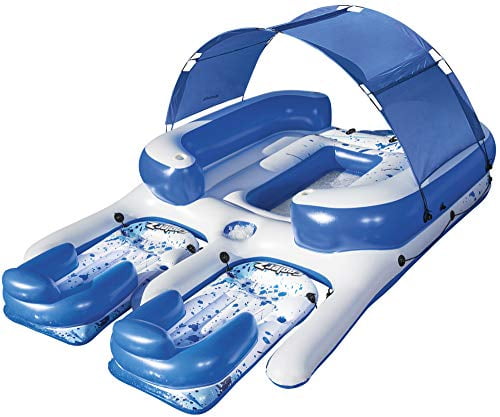 4 Pack Airhead Bimini Lounger II 1 Person Inflatable Pool Lake Lounge Raft 