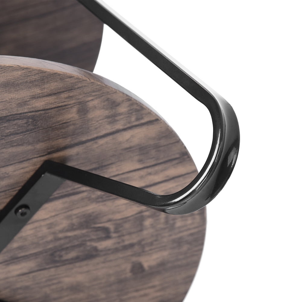 Kepooman Double Tier End Table, Side Table, Round Nightstand for Living Room & Bedroom Kepooman Double Tier End Table, Side Table, Round Nightstand for Living Room & Bedroom
