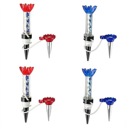 Symkmb Magnetic Golf Tees 80mm 360 Degree Rotation Tees for Men Women Golf Practice Training plastic blue & red