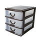 thumbnail image 1 of Cajón de plástico beige de 3 capas Yongwei para dormitorio, baño, armario y sala de manualidades., 1 of 8