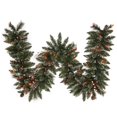 thumbnail image 1 of Vickerman B166314LED 9 - 12 in. Snow Tipped Pine & Berry with 50 LED Lights, 1 of 1