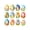 B, variant on Coollooc Easter Egg Bunny Wooden 2D Flat Hanging Ornament, 12Pcs Easter Bunny and Egg Hanging Ornaments 2D Flat Wooden Decor for Spring Holiday Tree Easter Party & Home Indoor Outdoor Decor(C)