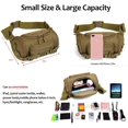 thumbnail image 1 of Sac Banane Militaire Sac de Ceinture Tactique étanche Sac Homme pour Escalade Course Randonnée Cyclisme Camping Trekking, XianweiShao 8390611309411, 1 of 1