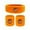 Orange, variant on Toudaret Comfortable Sports Wristband Sports Wristband Kids Sports Headband Wristband Set Ball Embroidery Stretch Breathable Sweat Absorbing Knitted Basketball