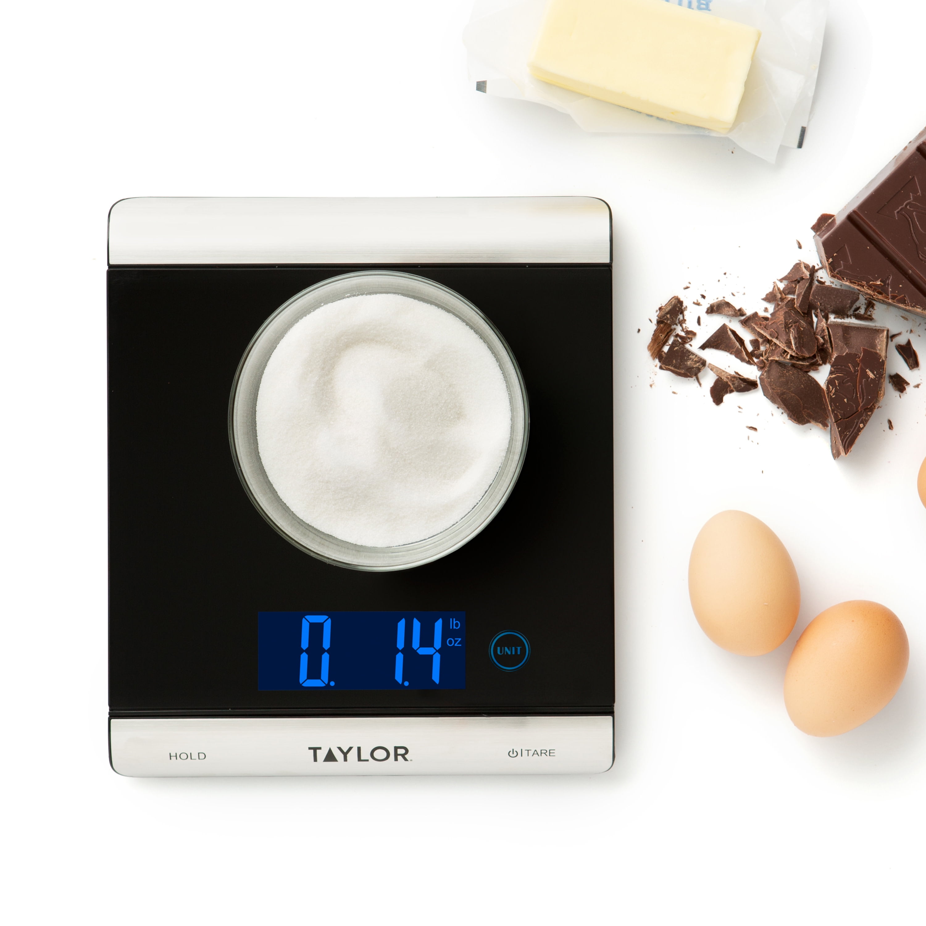 Taylor Precision Products High-Capacity Digital Kitchen Scale, 1